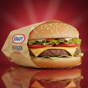 Kraft Burger Sleeve